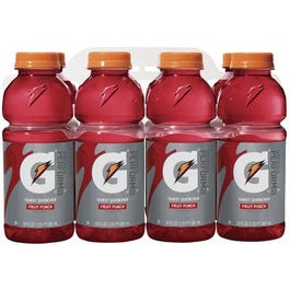 Thirst Quencher Drink, Fruit Punch, 20-oz., 8-Pk.