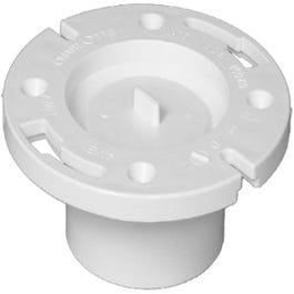 Schedule 40 DWV PVC Pipe Fitting,Top Closet Flange, 3 x 4-In.