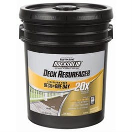 RockSolid Deck & Concrete 20X Resurfacer, Tint Base, 4-Gallons