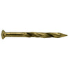 MonsterFastener Brass Plated Steel Carpet Trim Brad Head Nails