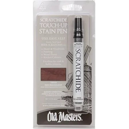 Old Masters 10050 Scratchide Touch-Up Stain Pen, Red Mahogany ~ 1/2 oz
