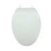 H2 Brands Aqua Plumb Plastic Toilet Seat (White, Round, Economy)