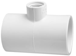 Lasco Fittings PVC Reducing Female Tee Slip By Slip By FIP (1 x 1 x ¾)