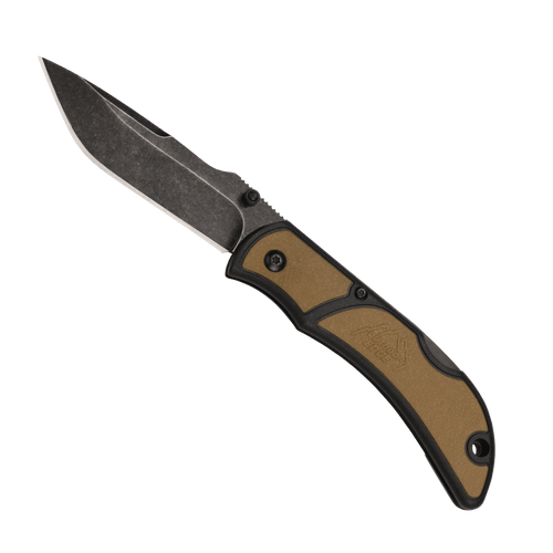 Outdoor Edge 3.3 Chasm Folding Knife Brown