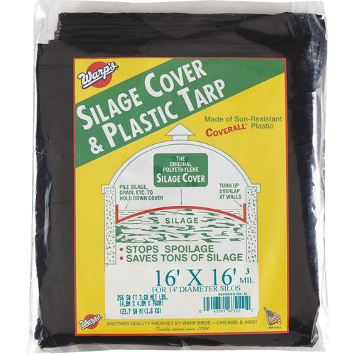 Warp's 16 Ft. X 16 Ft. Coverall Polyethylene 3 Mil. Silage Cover