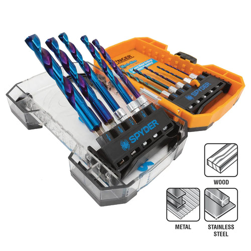 Spyder Mach-Blue™ Armor Plated Drill Bits