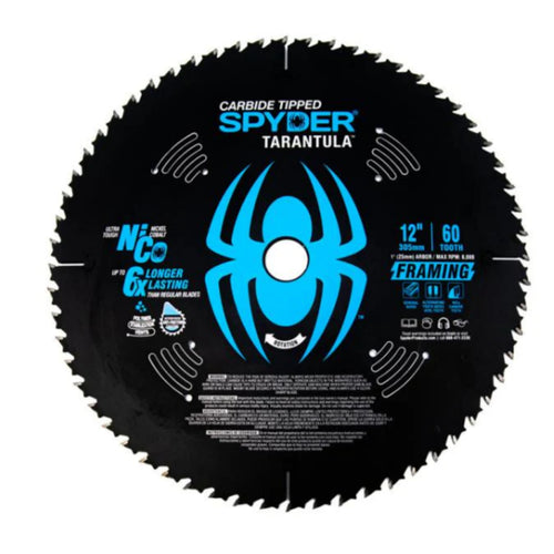 Spyder 12 60-Tooth Saw Blade for Framing
