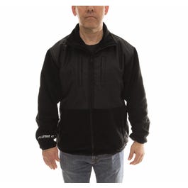 Hybrid Fleece Jacket, Black, Large