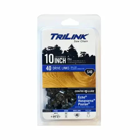 Trilink Saw Chain Semi Chisel Saw Chain 10 - 0.050 in. - 40 Drive Links