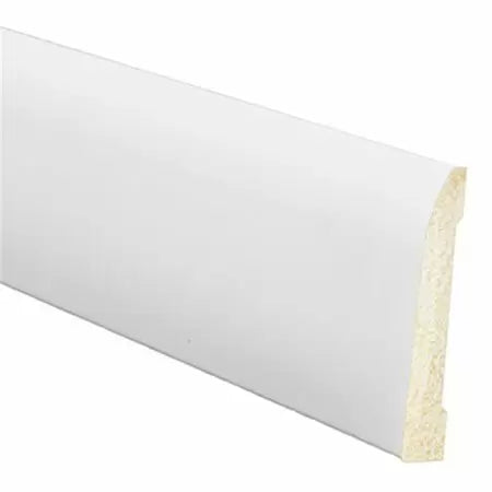 Inteplast Building Products 5/16-in x 2-3/8-in x 8-ft L Prefinished White Polystyrene Base Moulding