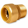 Probite 1” x 1” MNPT Straight Male Adapter Brass