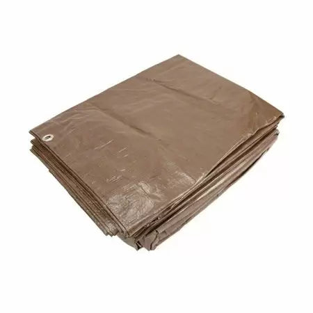 Dize Weathermaster® Brown Poly Tarp 20' x 20'