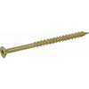 Power Pro One Exterior Screws, Flat Head, Bronze Epoxy Coated, #10 x 3-In., 64-Pk.