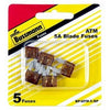 Fast Acting Mini Blade Auto Fuse, Tan, 5-Amp, 32-Volt, 5-Pk.