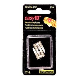 ATM Fast Acting Blade Fuse, Clear, 25-Amp, 2-Pk.