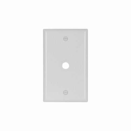 Eaton Cooper Wiring Telephone and Coaxial Wallplate, White