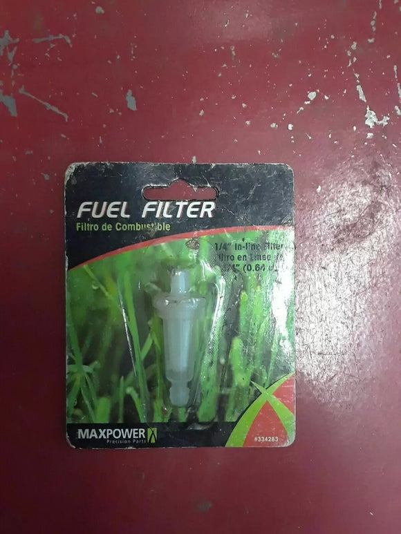 MaxPower 1/4-Inch Fuel Line Filter