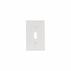 Eaton Cooper Wiring Standard Size Toggle Switch Wallplate, White