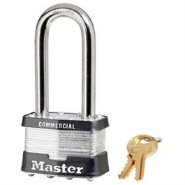 2-In. Keyed-Alike Laminated Padlock, 2.5-In. Long Shackle