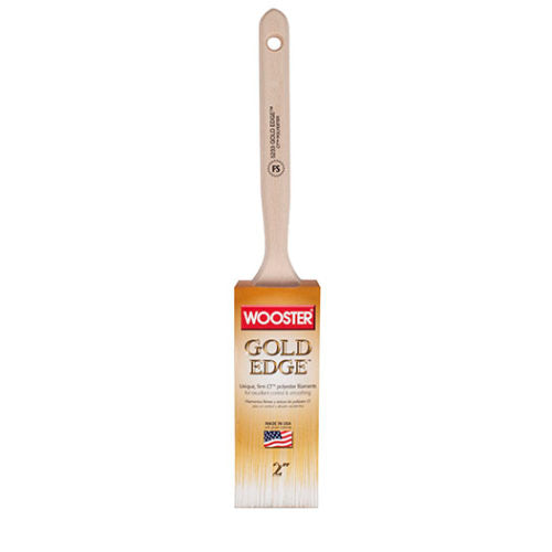 Wooster Brush 2-1/2 in. Gold Edge Polyester Flat Trim Brush