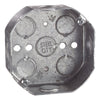 Thomas & Betts Steel City  4 Steel Octagon Box 1-1/2D, 1/2 KO's