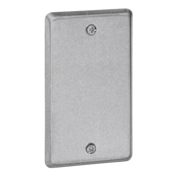 Thomas & Betts Steel City Utility Box Cover, Raised, 4-Inch Length by 2-1/8-Inch Width