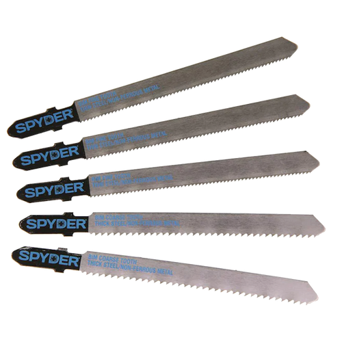 Spyder Metal Cutting 5pc Jig Saw Kit