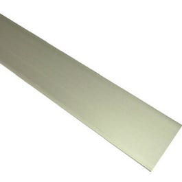 Flat Anodized Bar, Aluminum, 1/8 x 2 x 48-In.