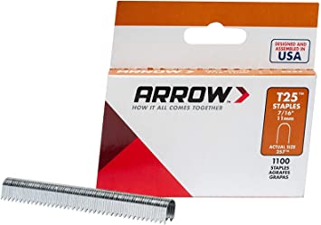 Arrow Fastener 257M 7/16 T25 Staple 1000-Count