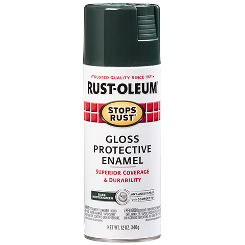 Rust-Oleum® Stops Rust® Protective Enamel Spray Paint Gloss Dark Hunter Green