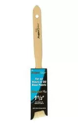 Linzer White Chinese Bristle Angled Sash Paint Brush, 1-1/2