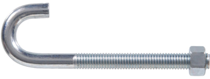 1/4-20X2-5/16 ZINC PLATEDJ-BOLT W/NUT