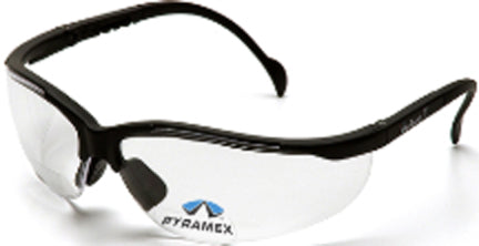V2 READER 2.5X SAFETY GLASSES CLEA