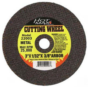 WHEEL 3X1/32 CUT OFF