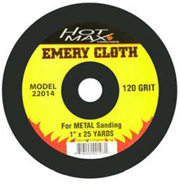 CLOTH 120GRIT 1X25YD EMERY