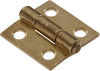 2-1/2  BRASS PLATED LT NARROW HINGE