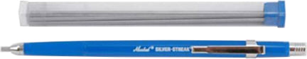 MARKER ROUND METALW/6 REFILL SILVER S