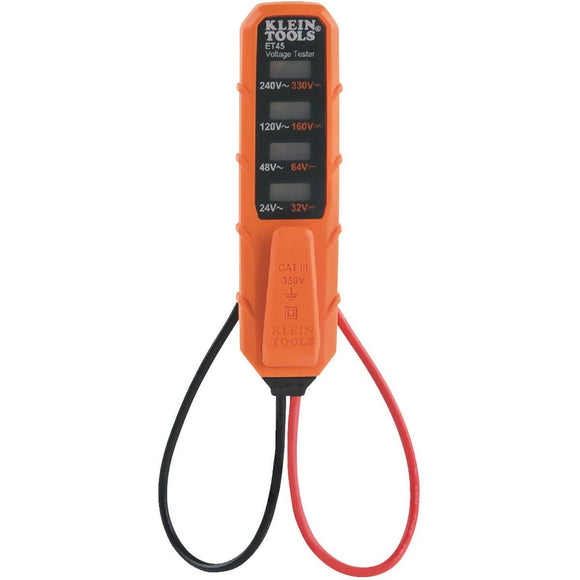 Klein AC/DC Electronic Voltage Tester with Test Leads