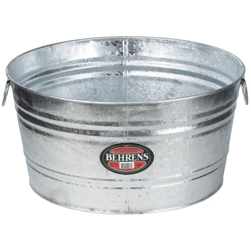 Behrens 15 Gal. Round Hot-Dipped Utility Tub