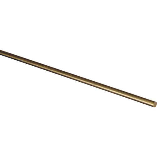 Hillman Steelworks Brass 1/4 In. X 3 Ft. Solid Rod