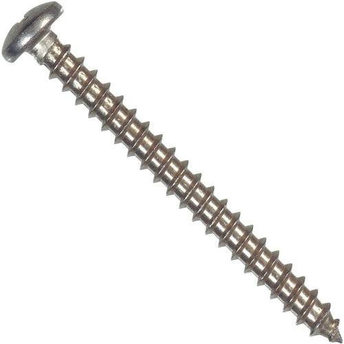 Hillman #10 x 2 In. Phillips Pan Head Stainless Steel Sheet Metal Screw (100 Ct.)