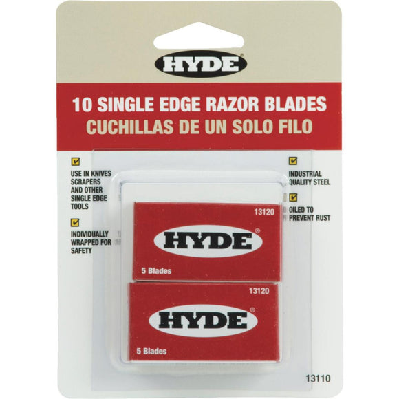 Hyde Single Edge Razor Blades (10-Pack)