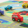 Melissa & Doug Round the Town Road Rug & Car Set