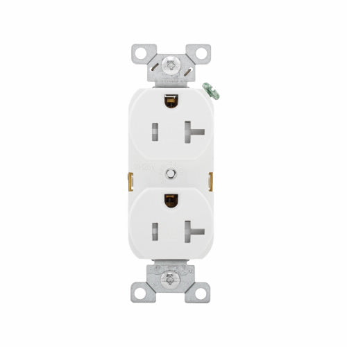 Eaton Cooper Wiring Commercial Specification Grade Duplex Receptacle 20A, 125V White