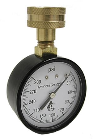 WATER TEST GAUGE 0-300 PSI