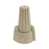 NSI Industries WWC-T-C Easy-Twist Winged Wire Connector, Standard Type, 22-8 AWG Wire Range, 300V, Tan - 100 Count