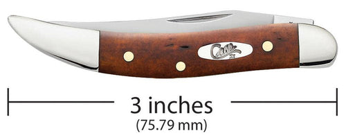 Case Smooth Chestnut Bone Small Texas Toothpick