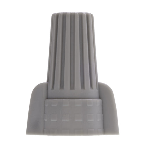 NSI Industries WWC-G-C Easy-Twist Winged Wire Connector, Standard Type, 18-8 AWG Wire Range, 600V, Grey - 50 Count