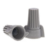 NSI Industries WWC-G-C Easy-Twist Winged Wire Connector, Standard Type, 18-8 AWG Wire Range, 600V, Grey - 50 Count