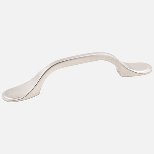 Kasaware 5 Overall Length Spoon Foot Pull, 8-pack Satin Nickel Finish